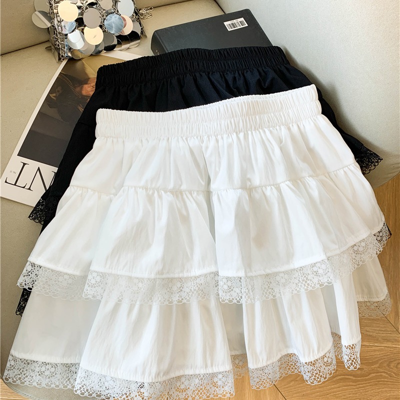 white-lace-tiered-mini-skirt-women-early-spring-sweet-french-high-waist-slimming-ruffle-a-line-puffy-skirt_4 White Lace Tiered Mini Skirt Women Early Spring Sweet French High Waist Slimming Ruffle A-Line Puffy Skirt