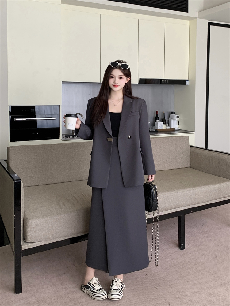 womens-british-style-two-piece-suit-set-with-long-sleeve-jacket-and-split-skirt Women's British Style Two-Piece Suit Set with Long Sleeve Jacket and Split Skirt