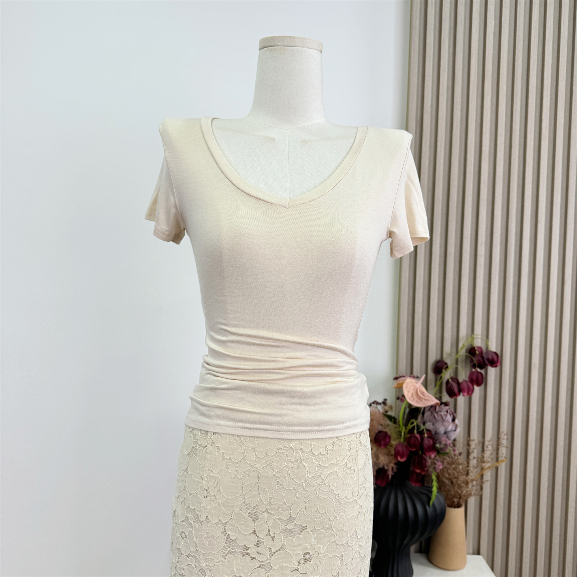 womens-lace-a-line-skirt-high-waist-slimming-straight-mini-skirt-light-apricot-set_1 Women's Lace A-Line Skirt High Waist Slimming Straight Mini Skirt Light Apricot Set