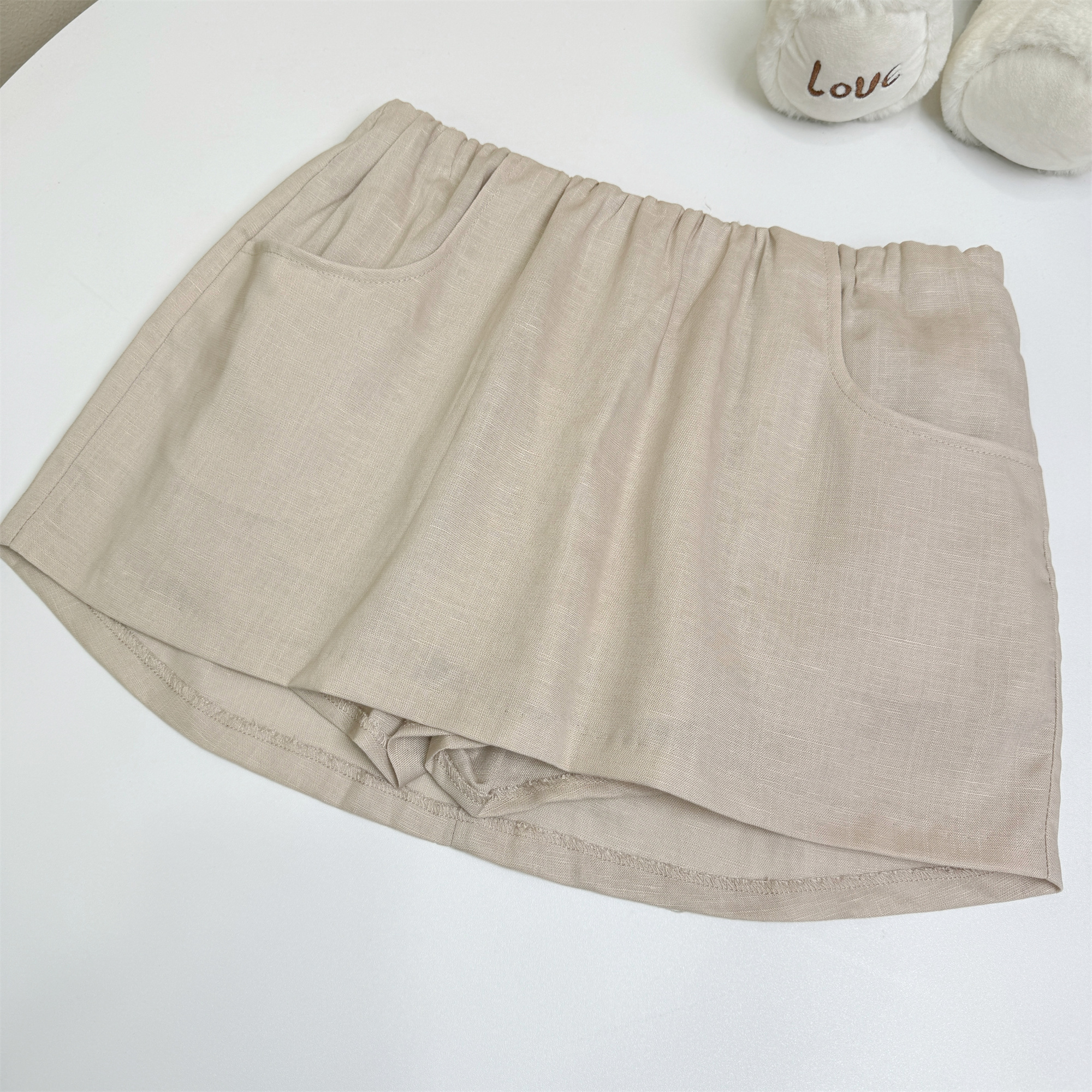 womens-tencel-linen-a-line-skirt-high-waist-short-slimming-summer-2026_2 Women's Tencel Linen A-Line Skirt High Waist Short Slimming Summer 2026